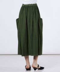 DSC / 二色染めギャザースカート(SALE) BOTTOMS Night STORE | ダブル