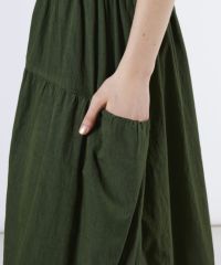 DSC / 二色染めギャザースカート(SALE) BOTTOMS Night STORE | ダブル