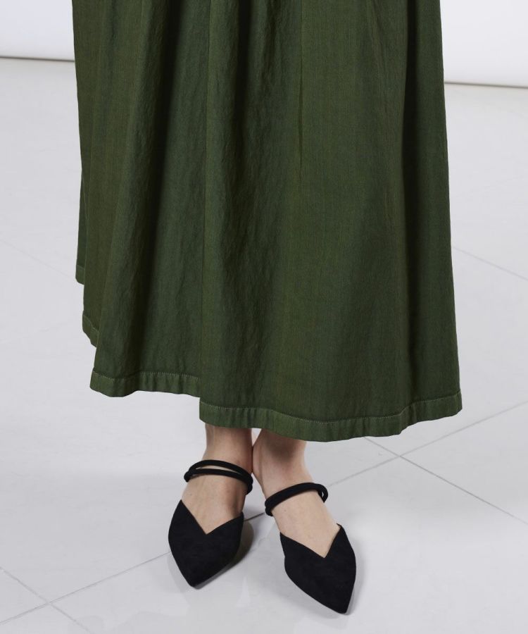 DSC / 二色染めギャザースカート BOTTOMS Night STORE | ダブル