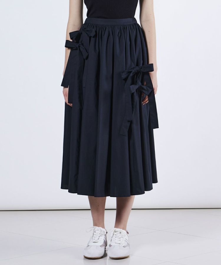 DSC / リボンタイプライタスカート(SALE) BOTTOMS Night STORE