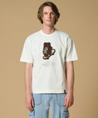 D/him スケボーベアワッペンTシャツ（WEB限定） TOPS Night STORE