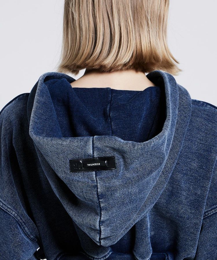 ESSENTIAL / インディゴクロップドパーカー（WEB限定） TOPS