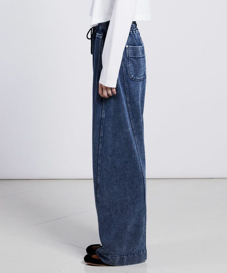 BLACK FRIDAY対象】ESSENTIAL / インディゴワイドパンツ（WEB限定