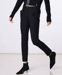 黒のカジュアルパンツ サイズ36ダブルスタンダードクロージングsovメリルパンツ DOUBLE STANDARD CLOTHING ダブルスタンダードクロージング Sov