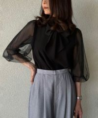 【美品】　Sov. AKKOコラボ　ポンチョコート　黒　ダブルスタンダード はっ水 スタンドカラーコート 黒織柄 JOURNAL WORKS スリム