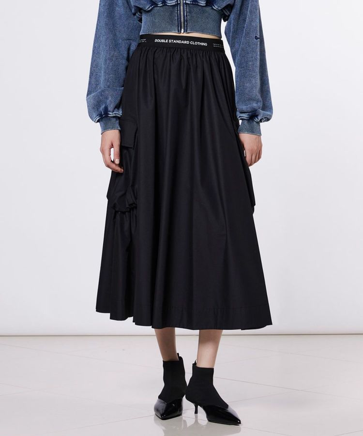 ダブルスタンダード　カーゴスカート ESSENTIAL（DOUBLE STANDARD CLOTHING） スカート ポリエステル