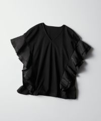 AKKO×Sov./ Vフロントラッフルプルオーバー(WEB限定) TOPS Night