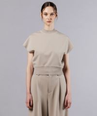 DOUBLE STANDARD CLOTHING - sov. シルクサテンおりぼん クロップド丈シルクコットンボレロ DOUBLE STANDARD CLOTHING - sov. シルクサテンおりぼん
