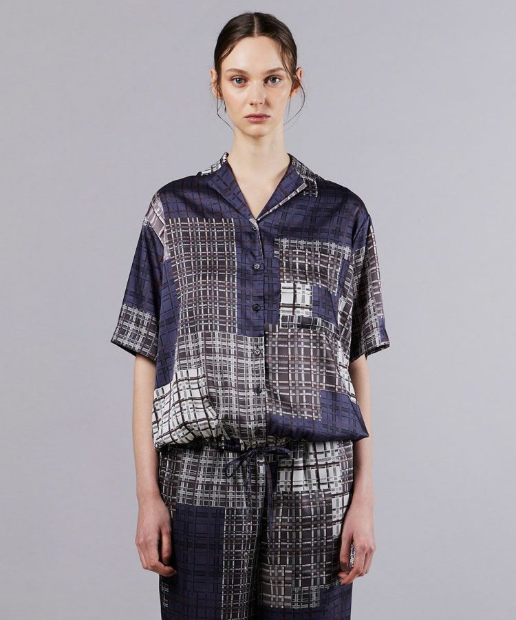 DSC / トラッドチェッククロップドシャツ(SALE) TOPS Night