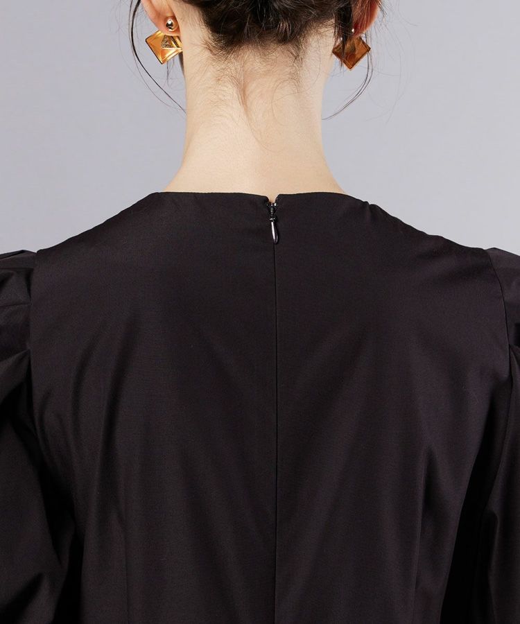 Sov. / タイプライター パフスリーブワンピース(SALE) DRESS Night