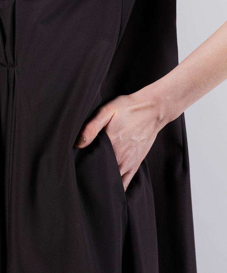 Sov. / タイプライター パフスリーブワンピース DRESS Night