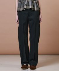 ダブスタ　ISKOストレートストレッチパンツ isko black denim skinny pants(ハイストレッチブラックスキニー