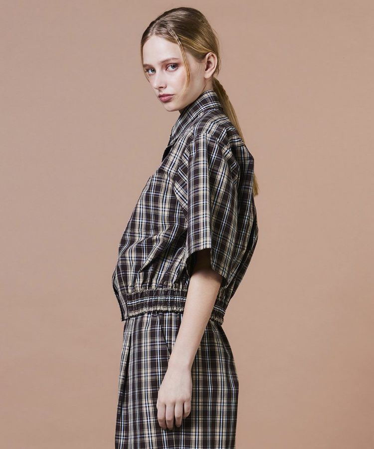 DSC / ハイカウントコットン チェックシャツジャケット(SALE) TOPS