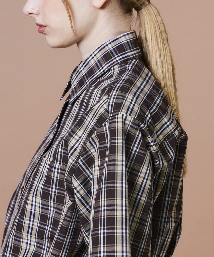 DSC / ハイカウントコットン チェックシャツジャケット(SALE) TOPS