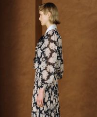 CORCOVADO / Polyester Chiffon ボウタイブラウス CORCOVADO / Polyester Chiffon ボウタイブラウス CORCOVADO Night