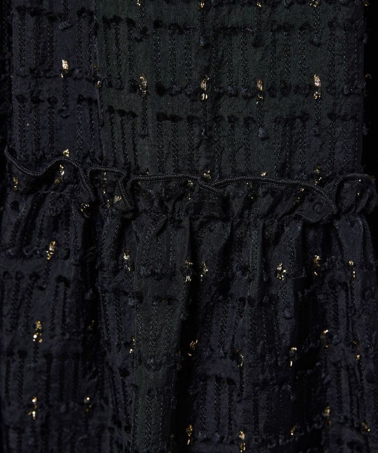 CORCOVADO / Polyester Chiffon ラメカットジャガードスカート