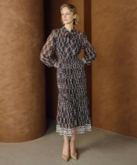 CORCOVADO / Polyester Chiffon ボウタイドレス CORCOVADO Night
