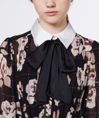 CORCOVADO / Polyester Chiffon ボウタイリボンドレス CORCOVADO