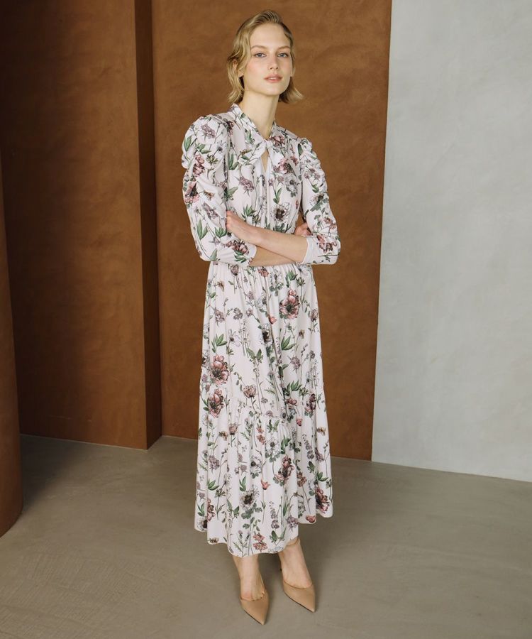 定価8.3万　CORCOVADO トリコットジャージボウタイドレス　36サイズ CORCOVADO / トリコットジャージボウタイドレス CORCOVADO Night STORE