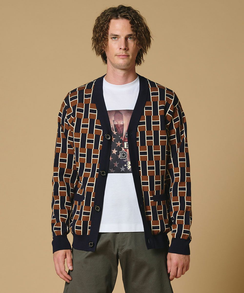 ネイビー×キャメル