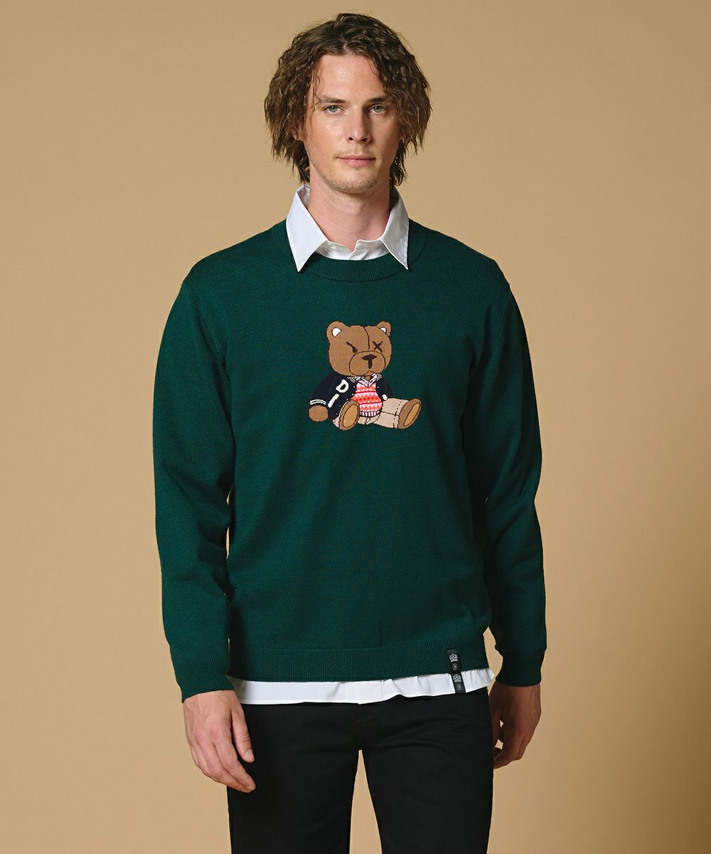 D/him ベアジャガードニット TOPS Night STORE | ダブル D/him ベアジャガードニット TOPS Night STORE | ダブル
