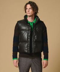 D/him フェイクレザーダウンベスト(SALE) OUTERS Night STORE | ダブル