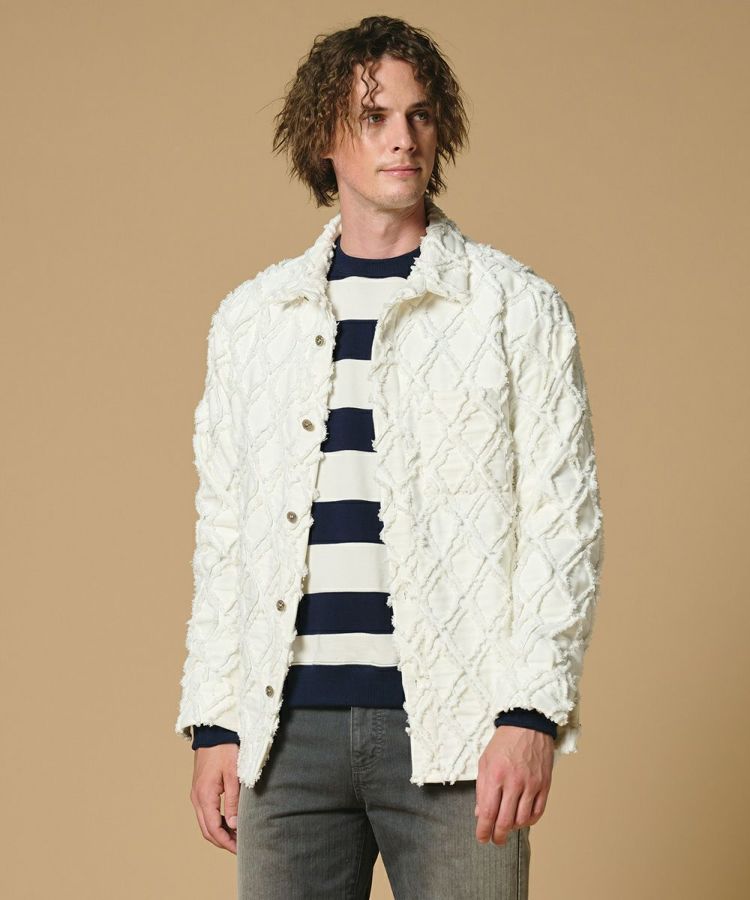 D/him ダイヤカット デニムシャツブルゾン(SALE) TOPS Night STORE