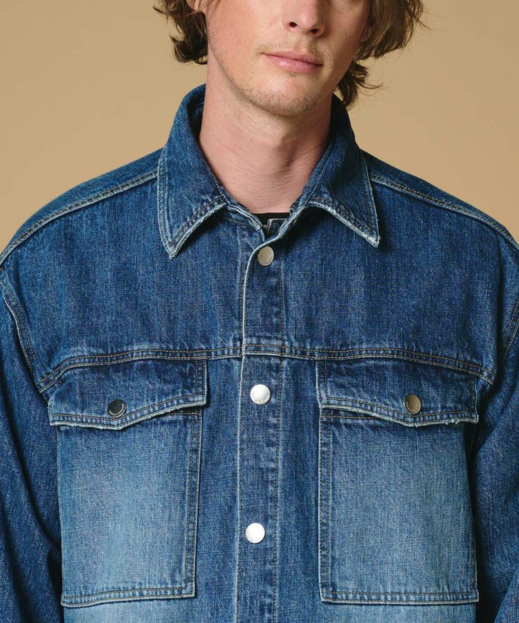 【新品タグ付き】【D/him】 ダブルスタンダード デニム セットアップ D/him 13.5oz デニムジャケット TOPS Night STORE | ダブル