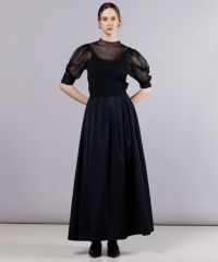 Sov. / パフスリーブレイヤーニット(SALE) TOPS Night STORE | ダブル