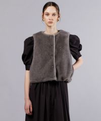 Sov. / ミンクフェイクファーベスト OUTERS Night STORE