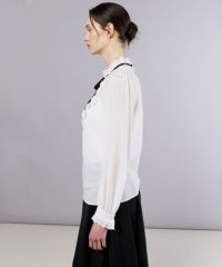 Sov. / フラワーシフォンブラウス TOPS Night STORE | ダブル