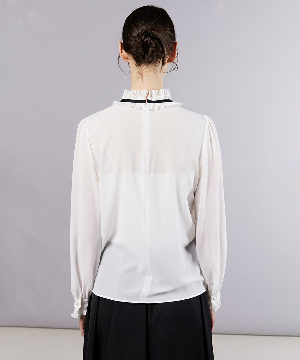 Sov. / フラワーシフォンブラウス TOPS Night STORE | ダブル  