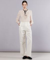 Sov. ダブルスタンダードクロージング フラワープリントシフォンブラウス DOUBLE STANDARD CLOTHING - Sov. / フラワーシフォンブラウス