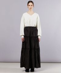 Sov. / ライトタフタロングスカート(SALE) BOTTOMS Night STORE