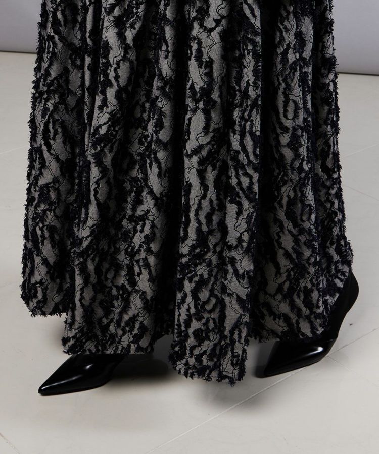 Sov. / デニムライク ジャガードスカート(SALE) BOTTOMS Night STORE