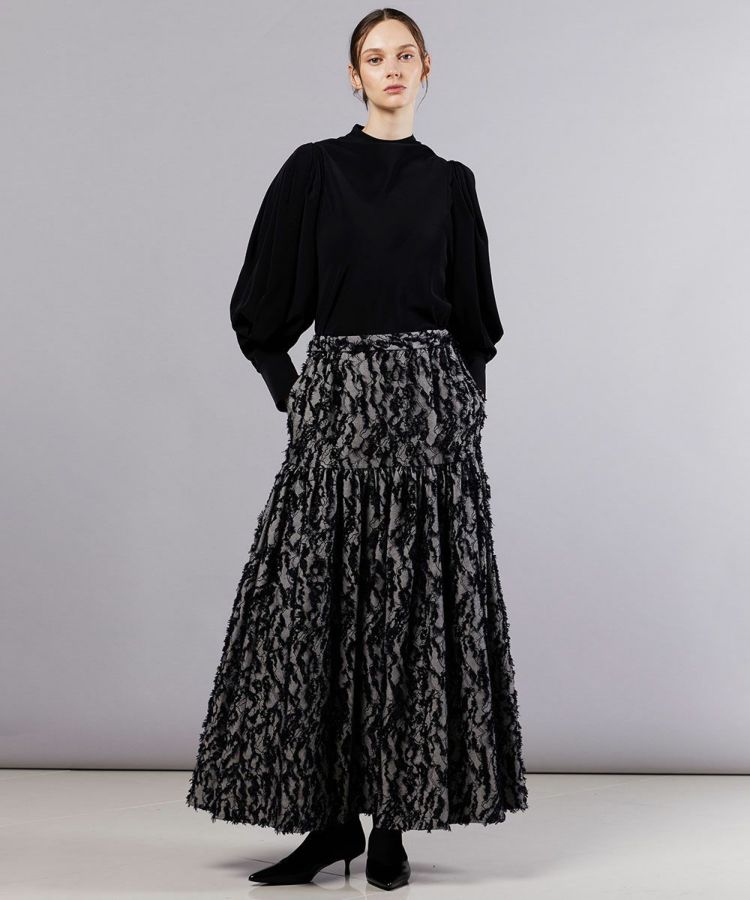 【新品】Sov. Double Standard Clothing スカート Sov. / トリプルクロスジョーゼットスカート BOTTOMS Night