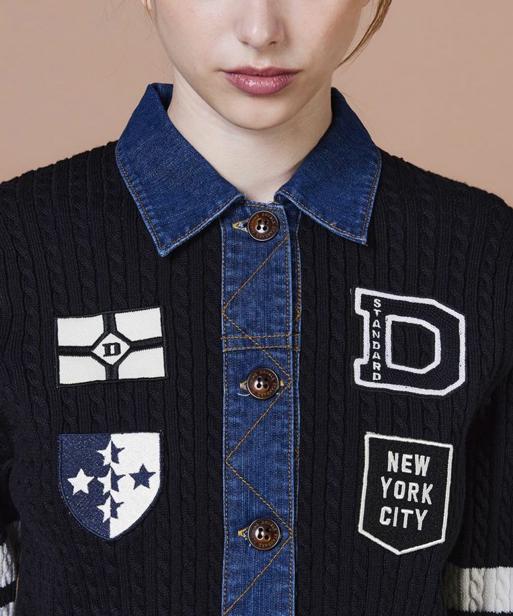 DSC / ドッキングデニムニット TOPS Night STORE | ダブルスタンダード