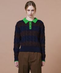 ブラウンｘネイビー