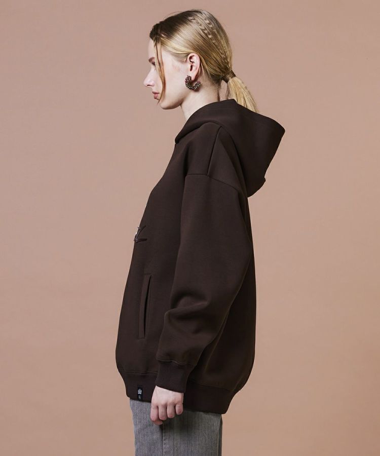 DSC / ハブラシ刺繍 ダンボールパーカー TOPS Night STORE