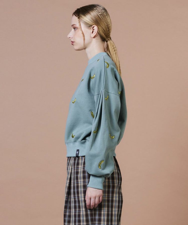 DSC / バナナ刺繍スウェット(SALE) TOPS Night STORE | ダブル