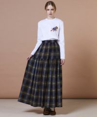 【新品】DOUBLE STANDARD CLOTHING ロンT DOUBLE STANDARD CLOTHING tシャツ Dロゴ刺繍ロングスリーブTシャツ