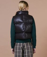 DSC / フェイクレザーダウンベスト OUTERS Night STORE | ダブル