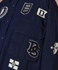 DSC / ミリタリーポプリン ジャケット TOPS Night STORE | ダブル