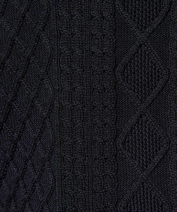 Sov. / レーヨンナイロンダルケーブルニットジャケット TOPS Night