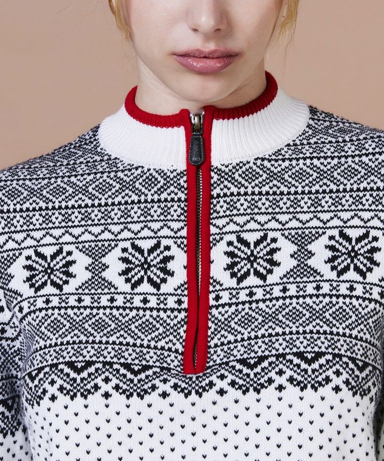 ESSENTIAL / スノー柄 ノルディックニット TOPS Night STORE | ダブル