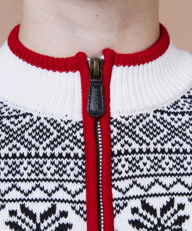 ESSENTIAL / スノー柄 ノルディックニット TOPS Night STORE | ダブル