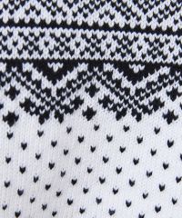 ESSENTIAL / スノー柄 ノルディックニット TOPS Night STORE | ダブル