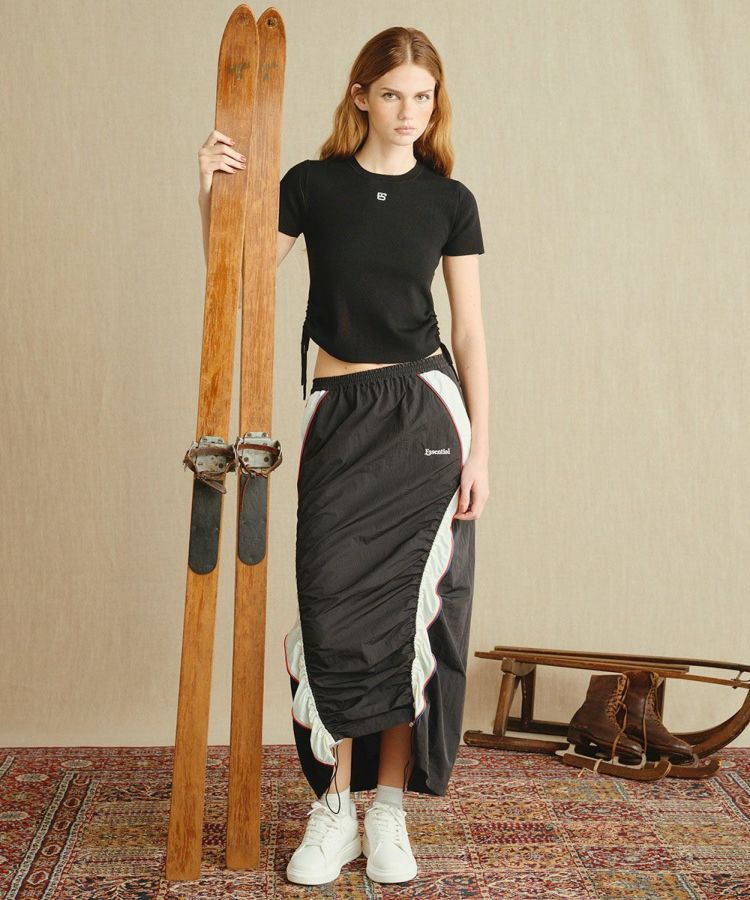 ESSENTIAL / ドローストリング ニットトップス TOPS Night STORE