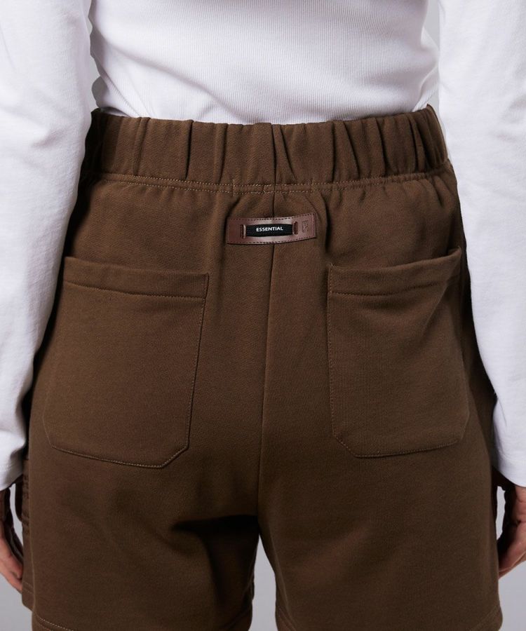 ESSENTIAL / ロゴ裏毛ショートパンツ BOTTOMS Night STORE | ダブル