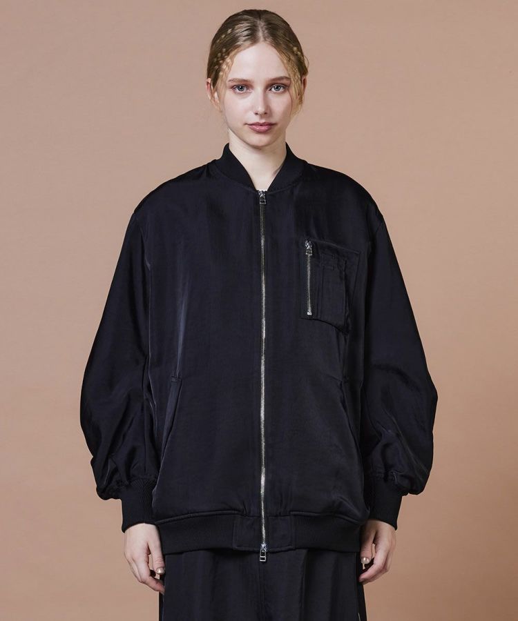 ESSENTIAL フロストナイロン ブルゾン ESSENTIAL / フロストナイロン ブルゾン OUTERS Night STORE